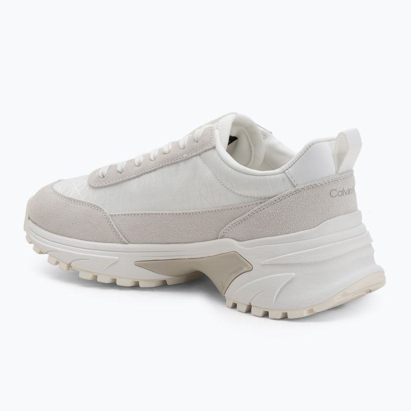 Dámske topánky  Calvin Klein YW0YW01995 Hike Runner Casual Ny-Su AOP WN white/marshmallow/feather gray 3