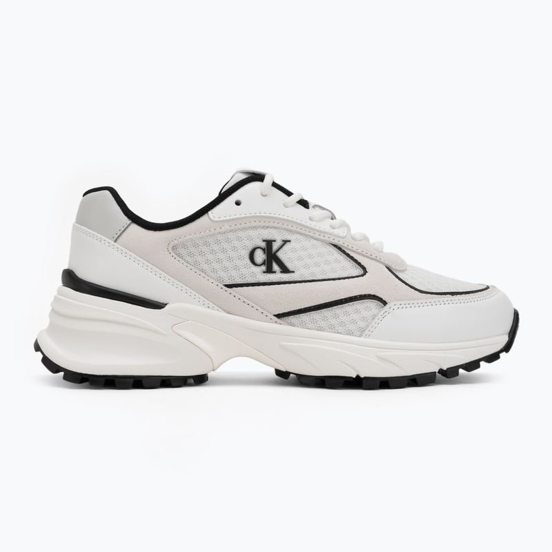 Dámske topánky Calvin Klein YW0YW02009 Hike Runner Mesh Mix MET MG bright white/black 2