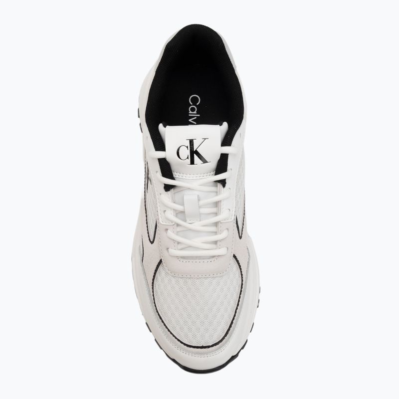 Dámske topánky Calvin Klein YW0YW02009 Hike Runner Mesh Mix MET MG bright white/black 5