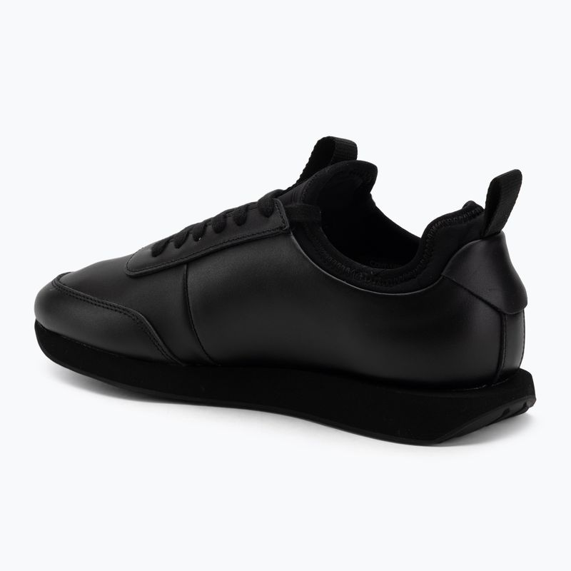 Pánske topánky Calvin Klein YM0YM01362 Retro Runner Ponožkové Šnurovacie Kožené triple black 3