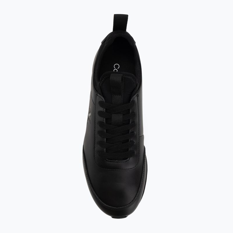 Pánske topánky Calvin Klein YM0YM01362 Retro Runner Ponožkové Šnurovacie Kožené triple black 5