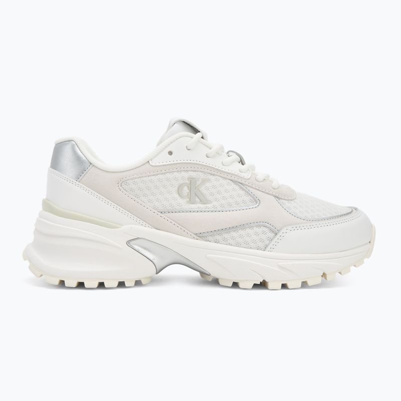Dámske topánky Calvin Klein YW0YW02009 Hike Runner Mesh Mix MET MG bright white/silver 2