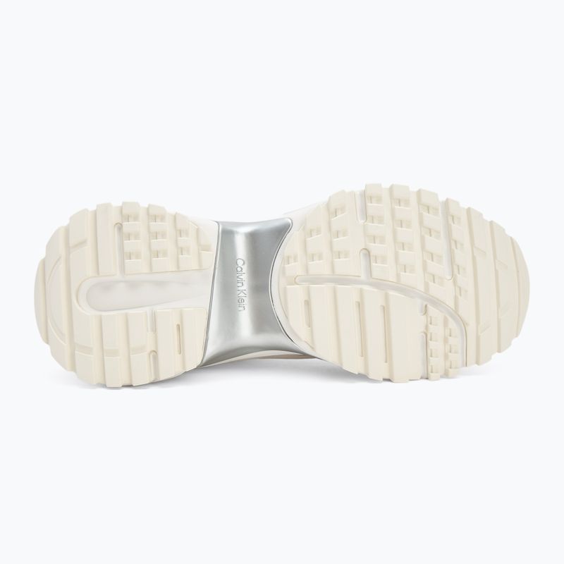 Dámske topánky Calvin Klein YW0YW02009 Hike Runner Mesh Mix MET MG bright white/silver 4