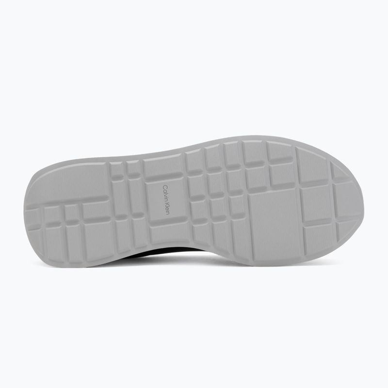 Dámske topánky Calvin Klein YW0YW01942 Retro Runner Lace Up Leather MG black/formal gray 4