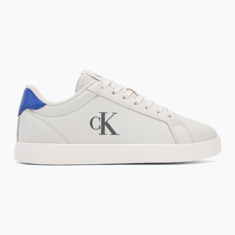 Pánske topánky Calvin Klein YM0YM01213 3 Cupsole PU lily white/purple blue 2