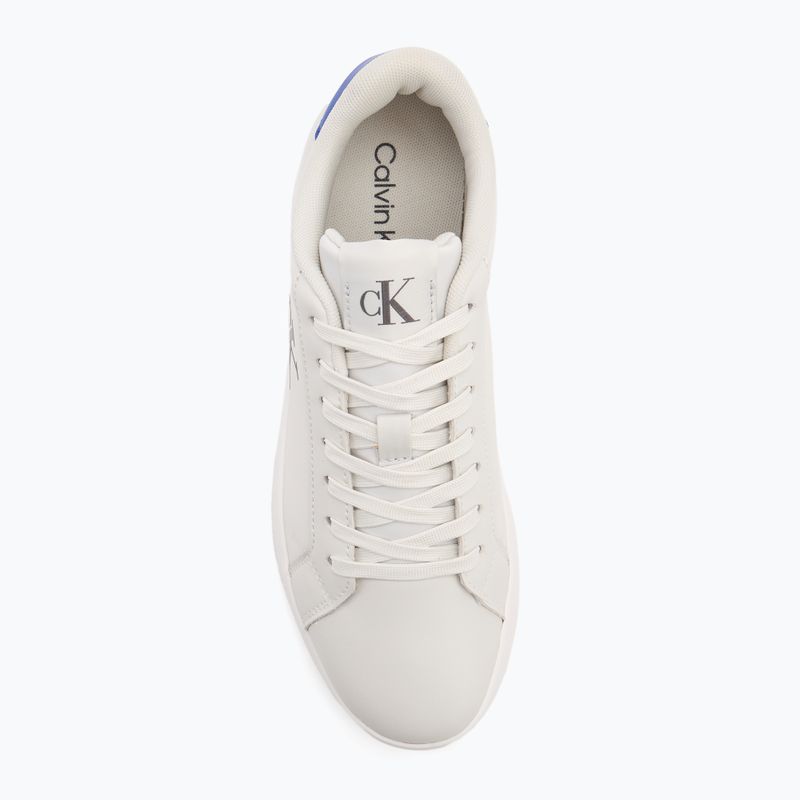 Pánske topánky Calvin Klein YM0YM01213 3 Cupsole PU lily white/purple blue 5