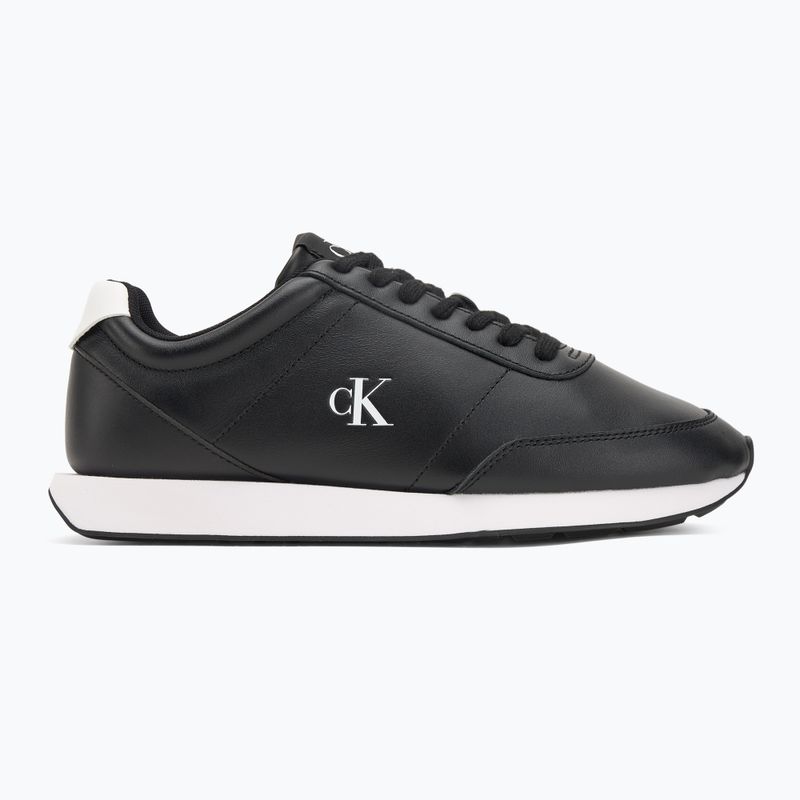 Pánske topánky Calvin Klein YM0YM01355 Retro Runner Essential Leather black/bright white 2