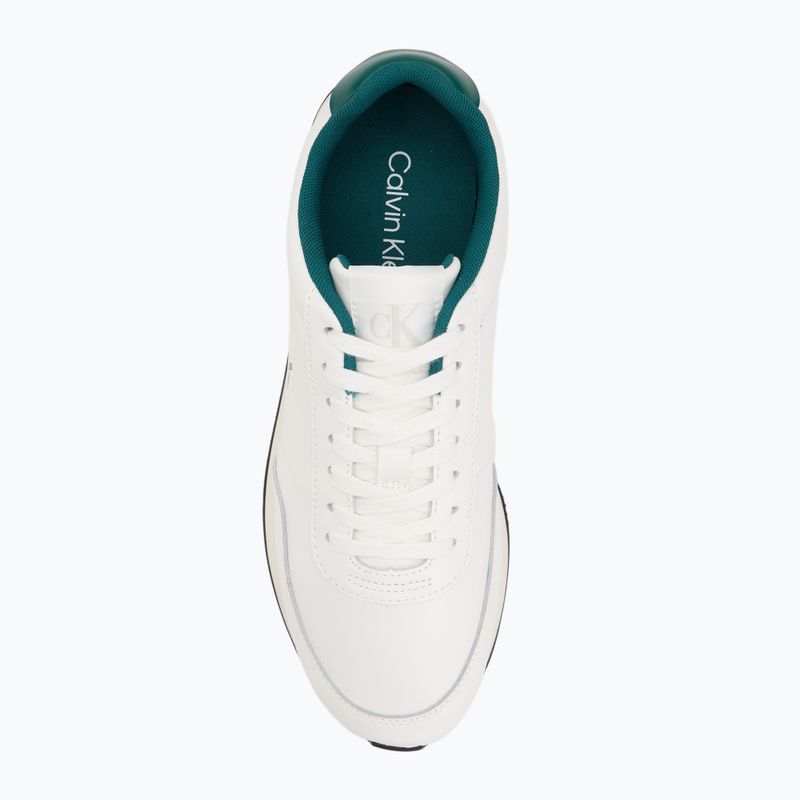 Pánske topánky Calvin Klein YM0YM01355 Retro Runner Essential Leather bright white/galapagos 5