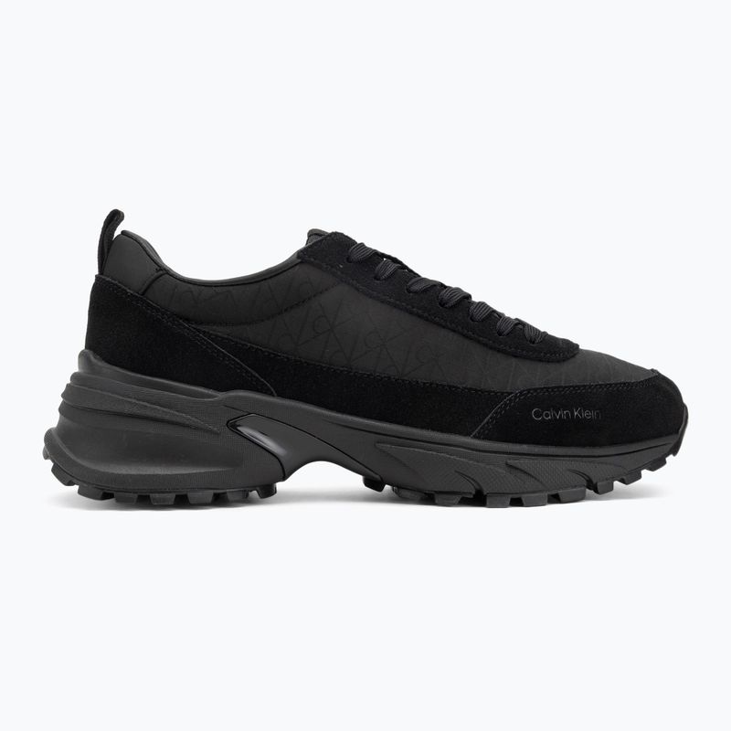 Pánske topánky Calvin Klein YM0YM01378 Hike Runner Casual Ny-Su AOP triple black 2