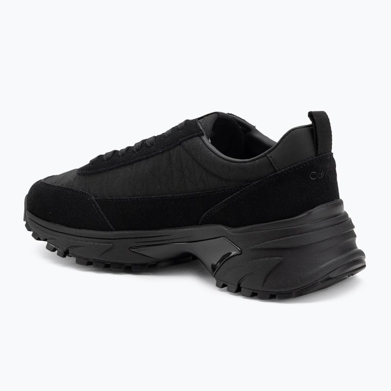 Pánske topánky Calvin Klein YM0YM01378 Hike Runner Casual Ny-Su AOP triple black 3