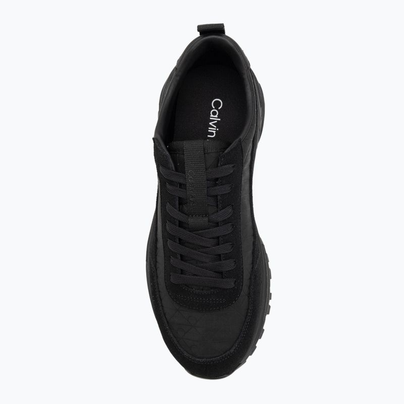 Pánske topánky Calvin Klein YM0YM01378 Hike Runner Casual Ny-Su AOP triple black 5