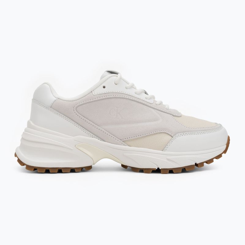 Pánske topánky Calvin Klein YM0YM01289 Hike Runner HF Leather Mix bright white/creamy white/eggshell 2