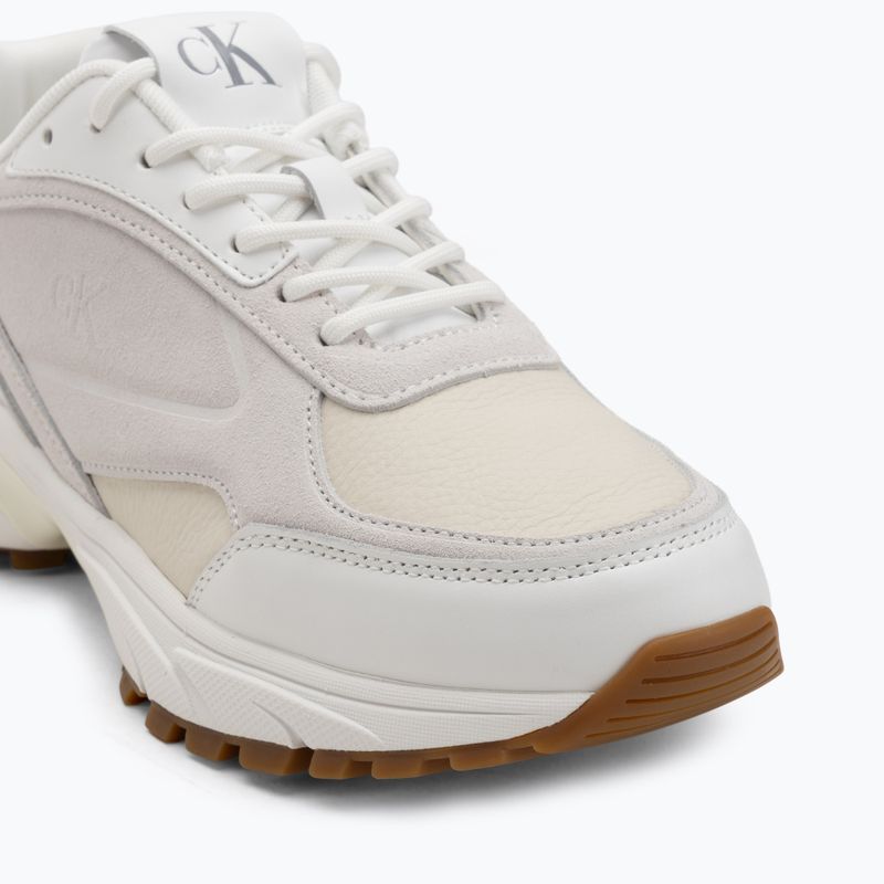 Pánske topánky Calvin Klein YM0YM01289 Hike Runner HF Leather Mix bright white/creamy white/eggshell 7