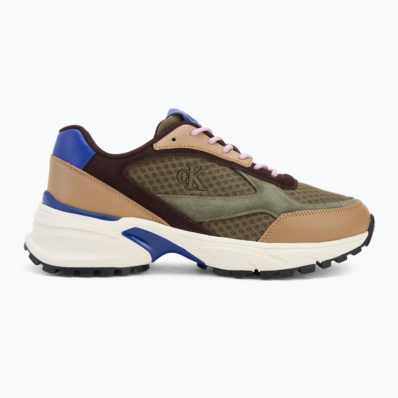 Pánske topánky Calvin Klein YM0YM01379 Hike Runner Mesh MIX cumin/burnt out/khaki/purple blue 2
