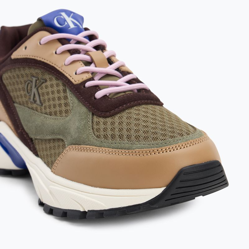 Pánske topánky Calvin Klein YM0YM01379 Hike Runner Mesh MIX cumin/burnt out/khaki/purple blue 7