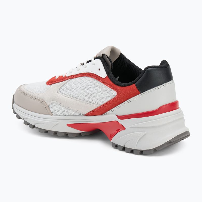 Pánske topánky Calvin Klein YM0YM01379 Hike Runner Mesh MIX bright white/grey/flame scarlet 3