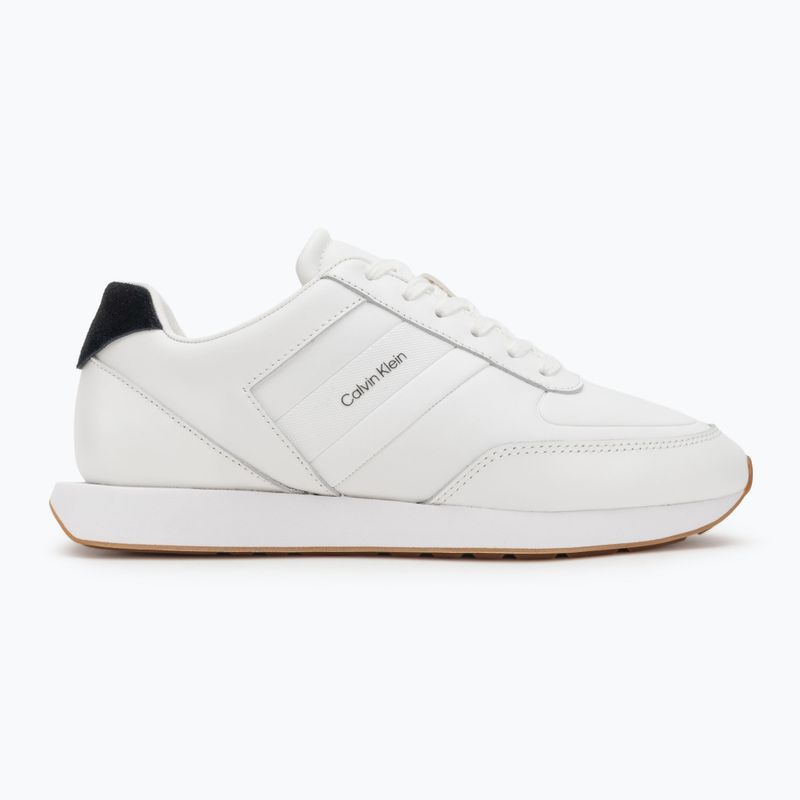 Pánske topánky Calvin Klein YM0YM01381 Retro Runner Leather Tape bright white/black/gum 2