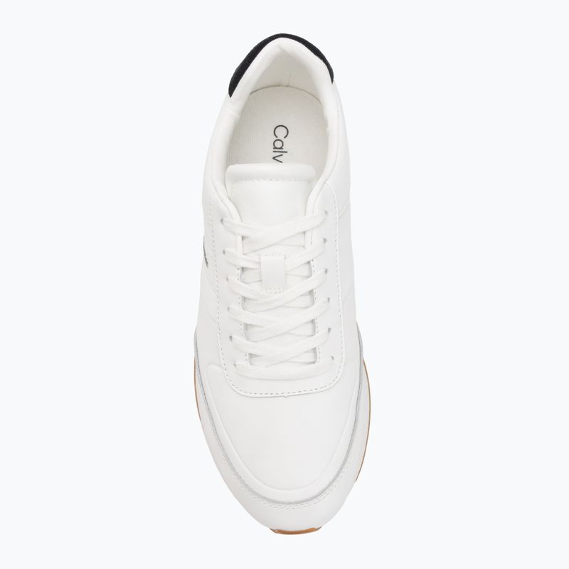 Pánske topánky Calvin Klein YM0YM01381 Retro Runner Leather Tape bright white/black/gum 5