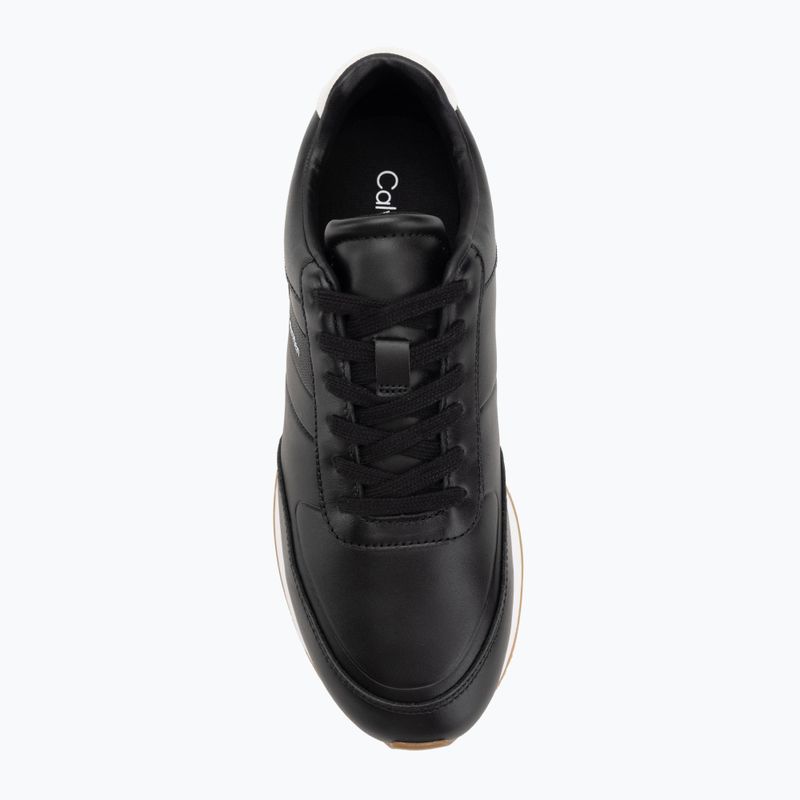 Pánske topánky Calvin Klein YM0YM01381 Retro Runner Leather Tape black/bright white/gum 5
