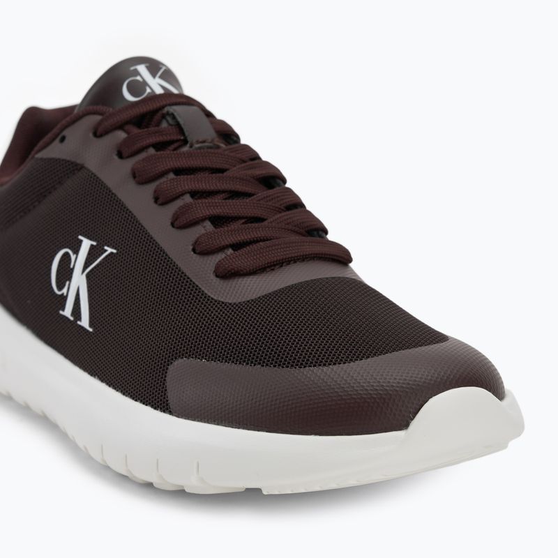 Dámske topánky Calvin Klein YW0YW01750 3 Eva Runner Mesh MG brown out/green haze 7