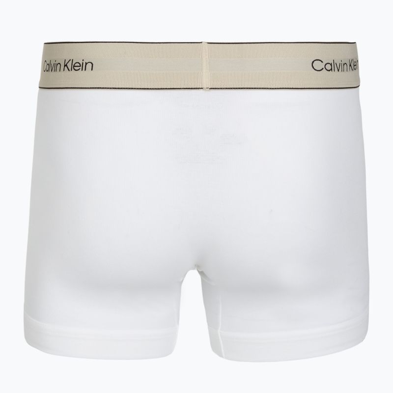 Pánske boxerky Calvin Klein LV00NB4447 Brief 3 páry oyster gray/grey heather/white 3