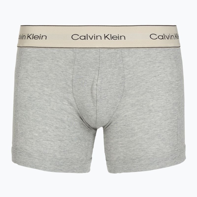 Pánske boxerky Calvin Klein LV00NB4447 Brief 3 páry oyster gray/grey heather/white 5