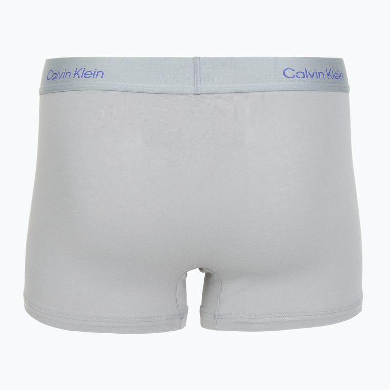 Boxerky Calvin Klein LV00NB4476 Trunk 3 páry greatest grey/ponderosa pine/iridescentis 3