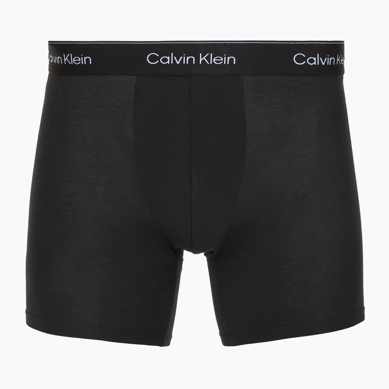 Boxerky Calvin Klein LV00NB4394 Brief 3 páry black/chalk logo/black/currie 3