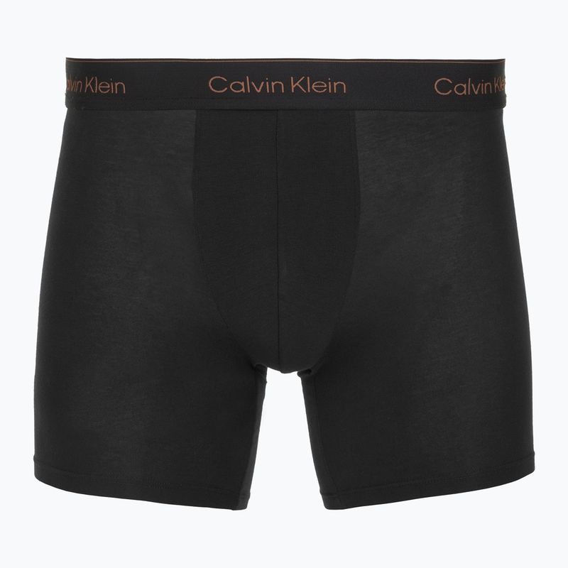 Boxerky Calvin Klein LV00NB4394 Brief 3 páry black/chalk logo/black/currie 4