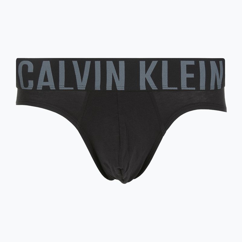 Pánske slipy Calvin Klein 000NB3607A Hip Brief 3 páry black bodies/turbulence/white/iridescent 3