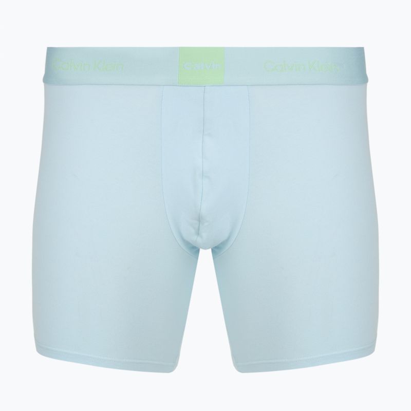 Boxerky Calvin Klein LV00NB4477 Brief 3 páry patina green/shoreline/airidescenty blue 2