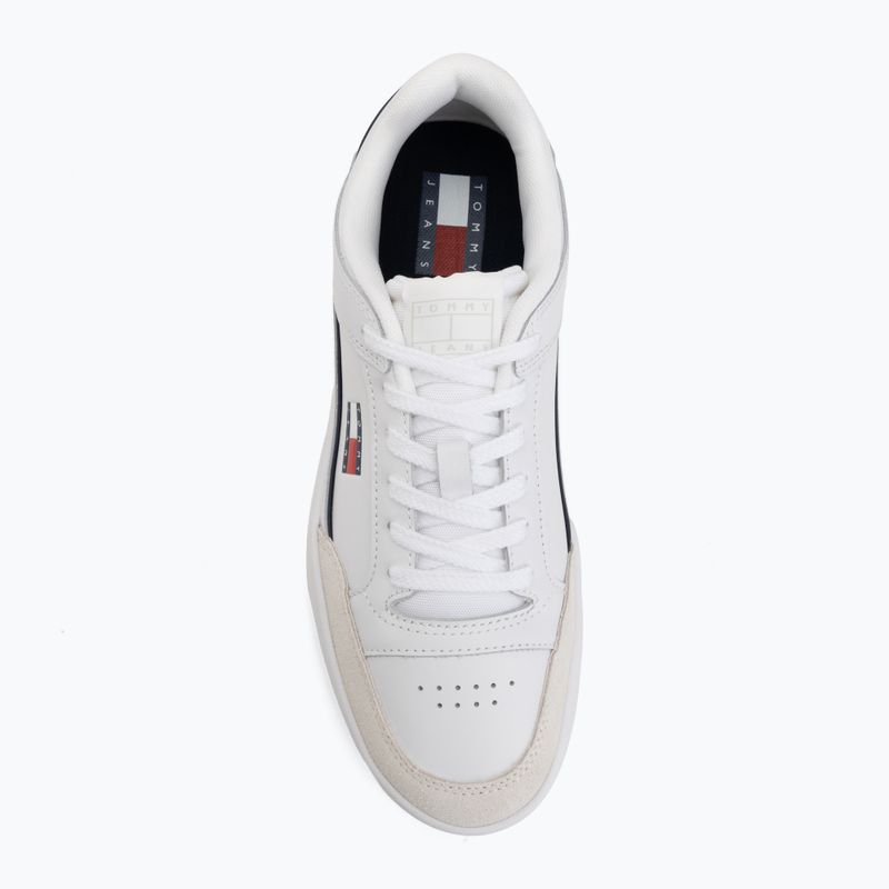 Pánske topánky Tommy Jeans Cupsole Leather white 5