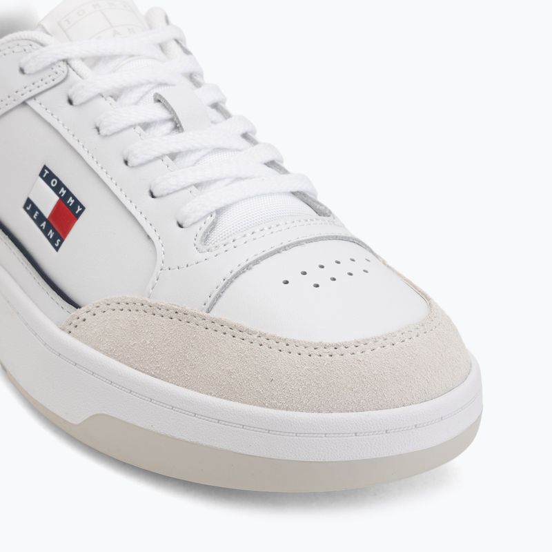 Pánske topánky Tommy Jeans Cupsole Leather white 7