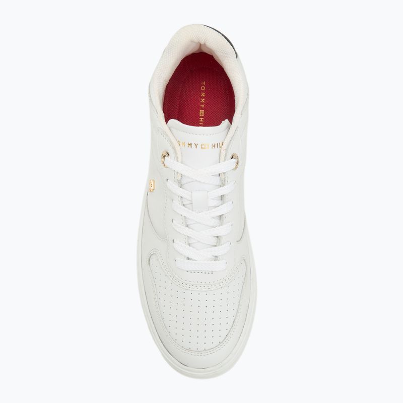 Dámske topánky Tommy Hilfiger Sporty Cupsole Corp white 5