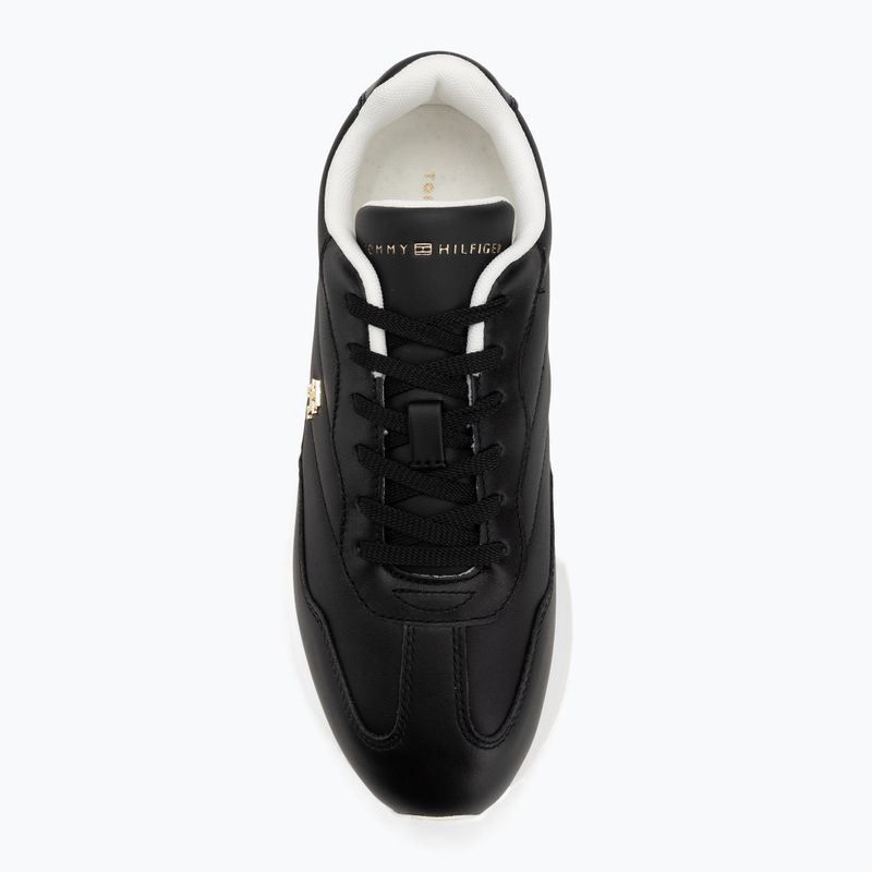 Dámske topánky Tommy Hilfiger Chic Fashion Runner black/ecru 5
