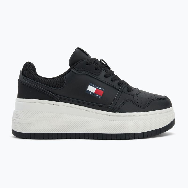 Dámske topánky Tommy Jeans Retro Basket Flatform black 2