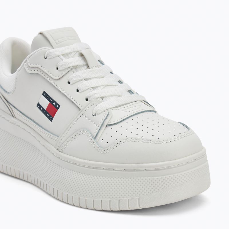 Dámske topánky Tommy Jeans Retro Basket Flatform ecru 7