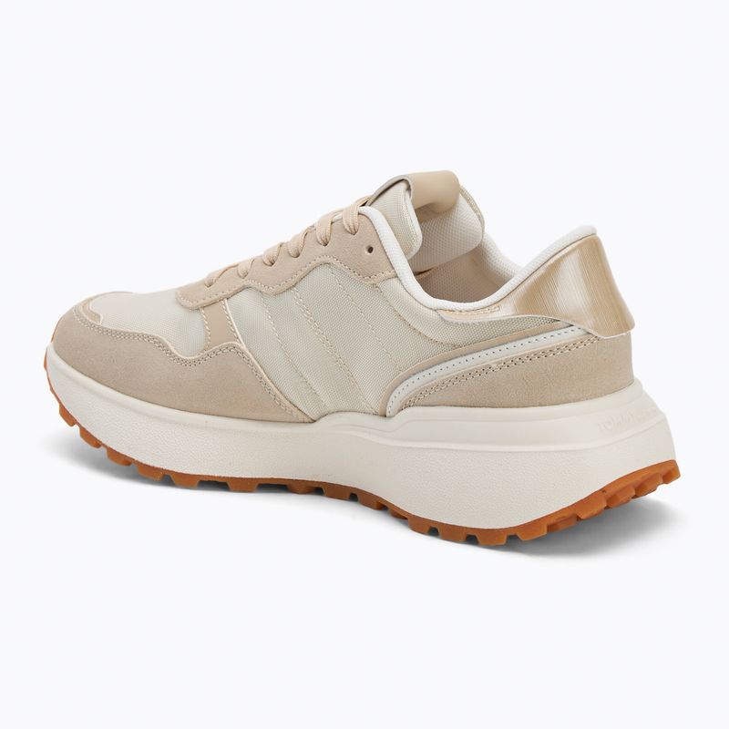 Dámske topánky Tommy Jeans Cleated Runner white clay 3