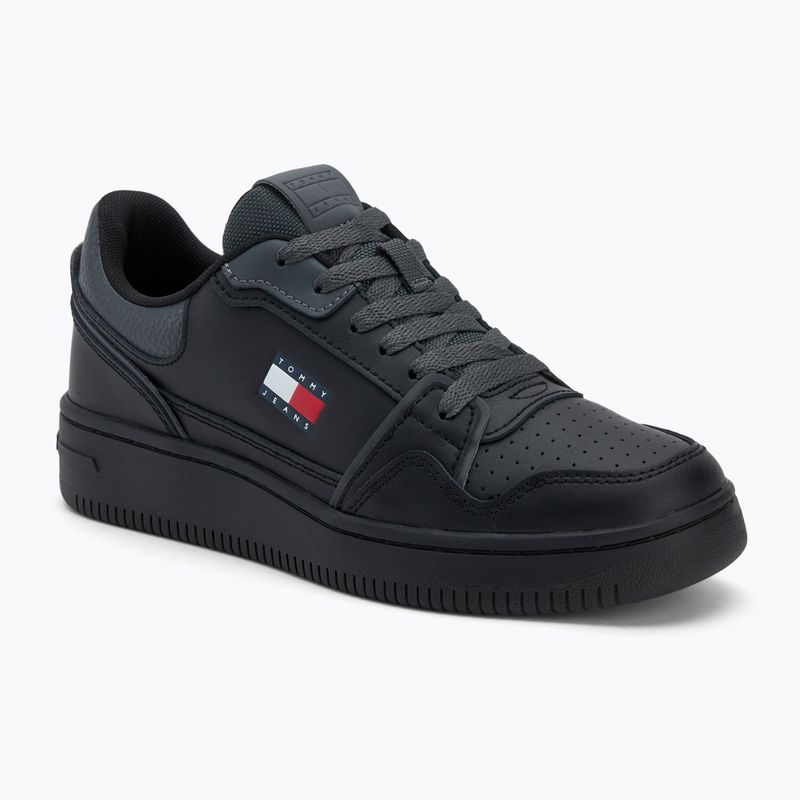 Dámske topánky Tommy Jeans Retro Basket Sneaker black