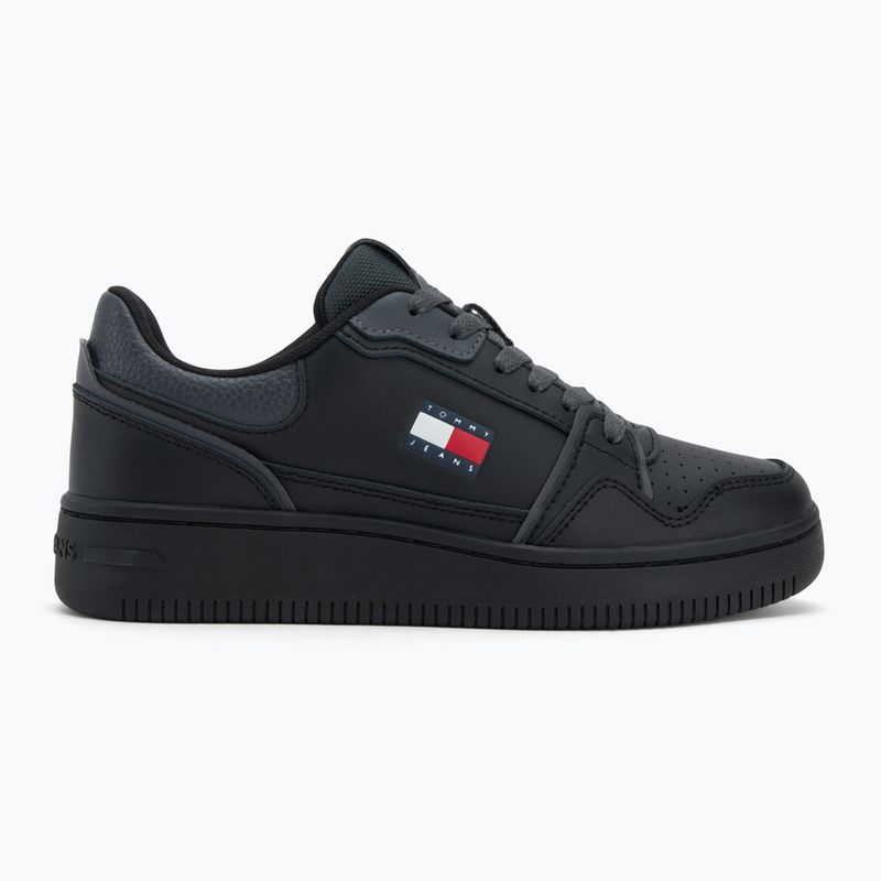 Dámske topánky Tommy Jeans Retro Basket Sneaker black 2