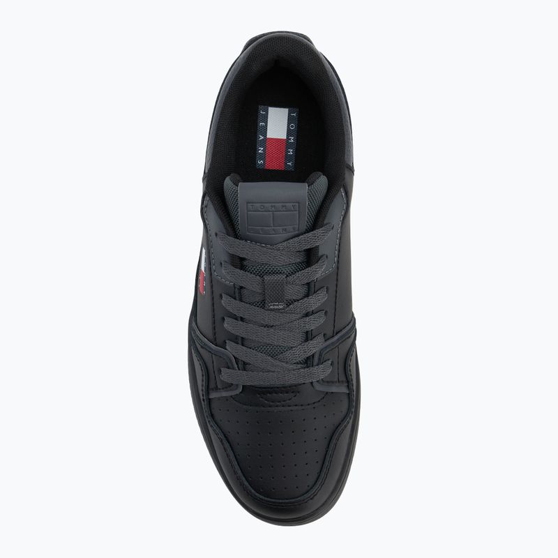 Dámske topánky Tommy Jeans Retro Basket Sneaker black 5