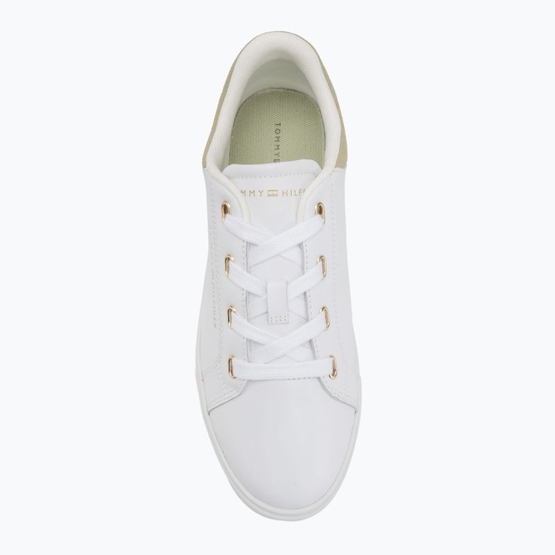 Dámske topánky Tommy Hilfiger Casual Cupsole white/earth sage 5