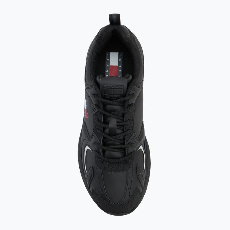 Pánske topánky Tommy Jeans Runner Leather black 5