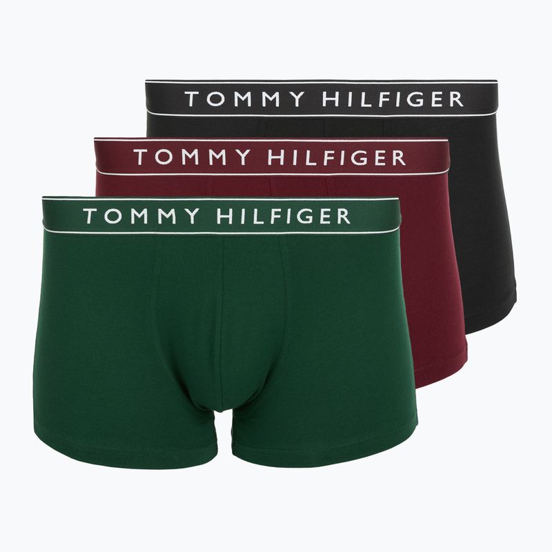 Boxerky Tommy Hilfiger UM0UM03520 Trunk 3 páry orange green/deep rouge/black