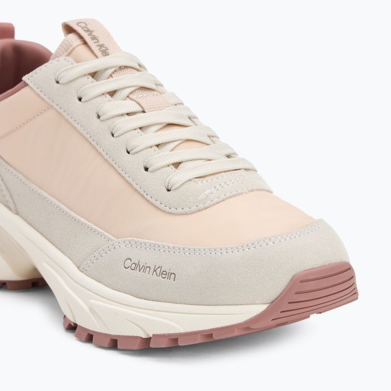 Dámske topánky Calvin Klein YW0YW02075 Hike Runner Mg Nylon Mix whisper pink/dark ecru/dusty rose 7