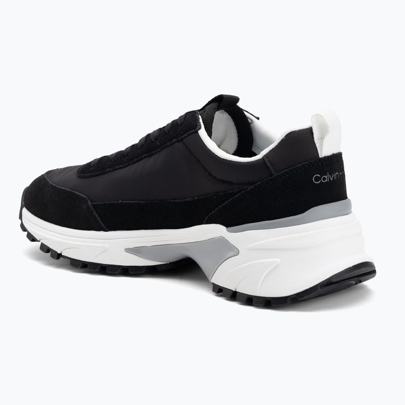 Dámske topánky Calvin Klein YW0YW02075 Hike Runner Mg Nylon Mix black/bright white 3