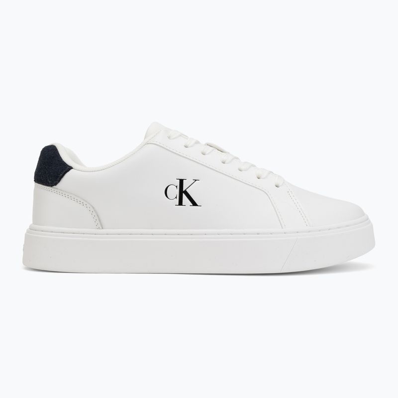 Pánske topánky Calvin Klein YM0YM01435 Classic Cupsole Laceup Leather bright white/navy 2