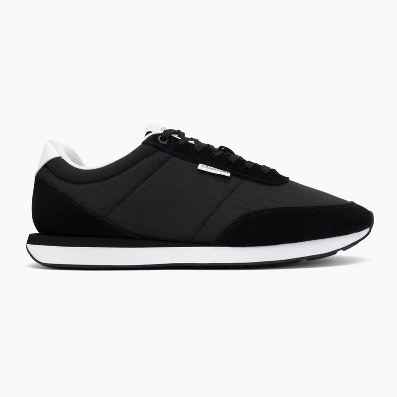 Pánske topánky Calvin Klein HM0HM02140 Retro Runner Ripstop Aop black/bright white 2