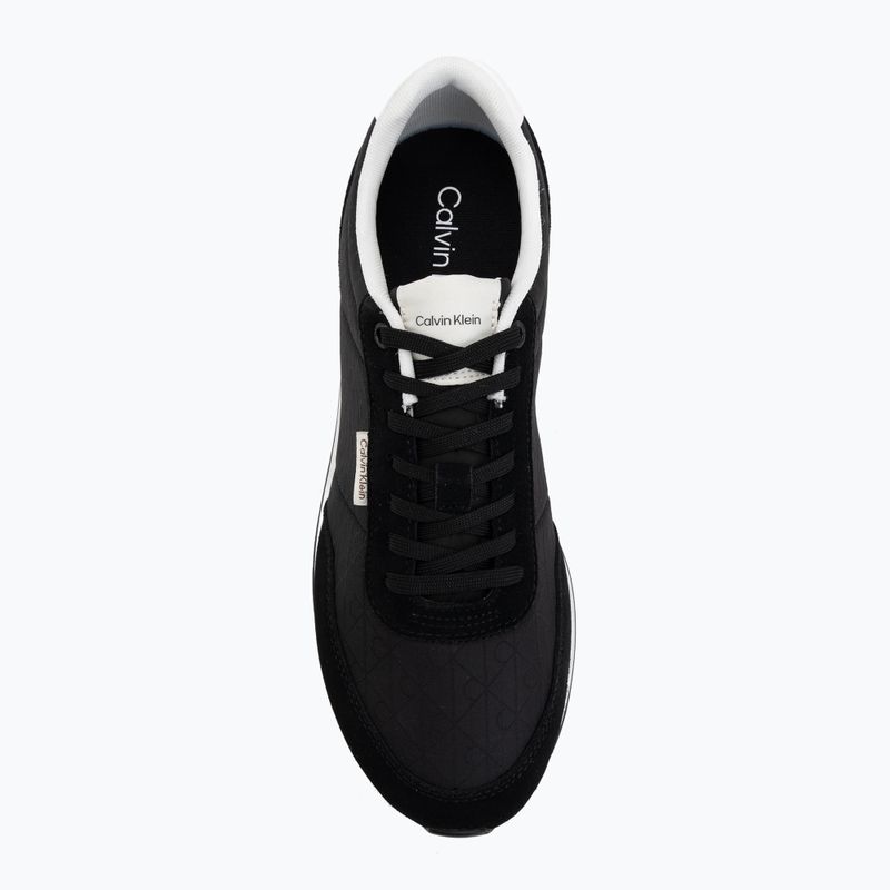 Pánske topánky Calvin Klein HM0HM02140 Retro Runner Ripstop Aop black/bright white 5