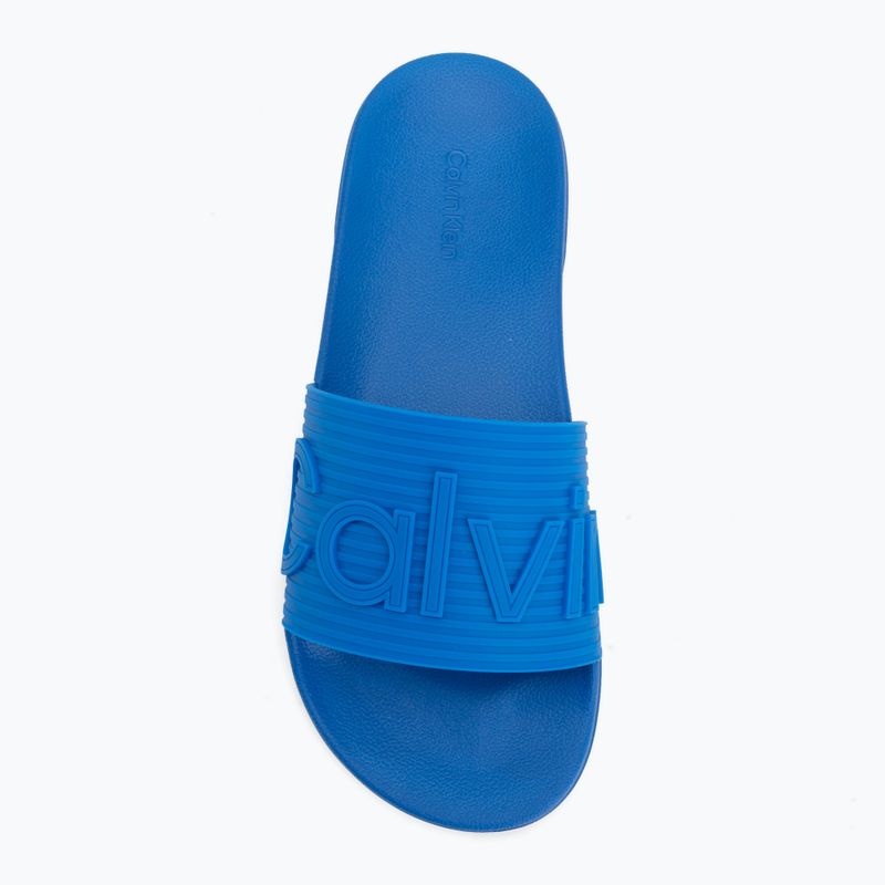 Pánske šľapky Calvin Klein HM0HM02113 Ess Texture lapis blue 5